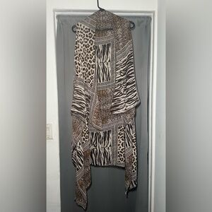 Animal Print Coverup Kimono